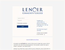 Tablet Screenshot of de.lenoircc.edu